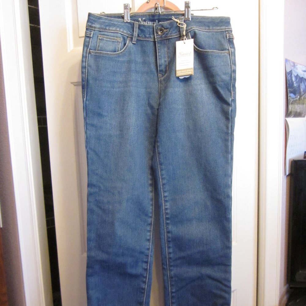 NWT Natural Reflections Flannel Lined Jeans Sz 6